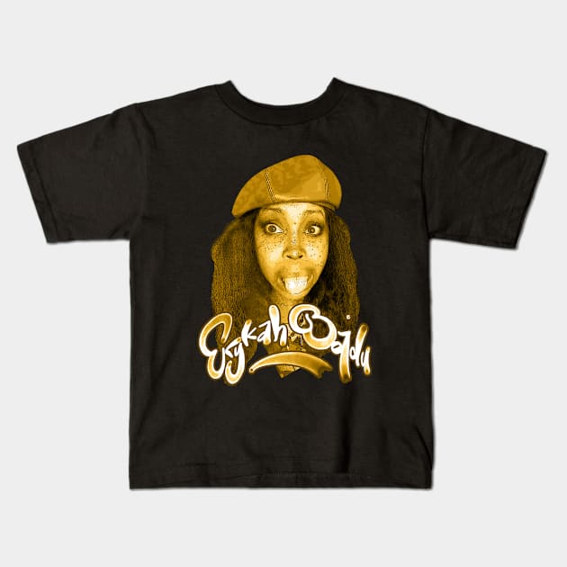 Erykah badu iconic Kids T-Shirt by dullgold